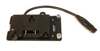 [2063] Area 48 Soft Bauer Battery adaptor plate (incl. strap) - Blueshape