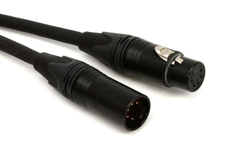 XLR 5 Pin Extension DMX Cable